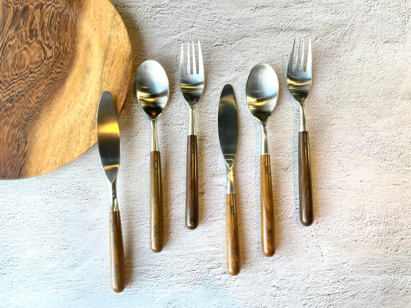 綠檀餐具組