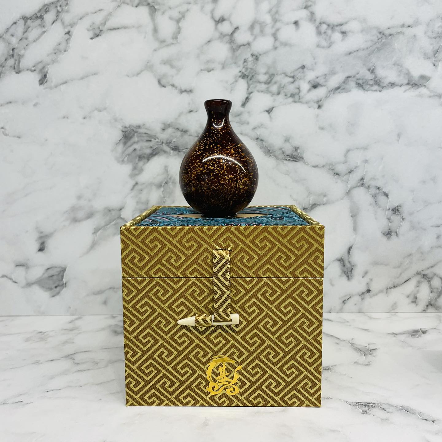 JW07.23 漆藝小瓶原木藝品/蒔繪-犁地